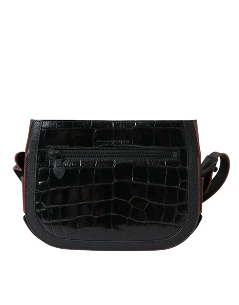 Black Exotic Leather Shoulder Crossbody Camera Bag Balenciaga
