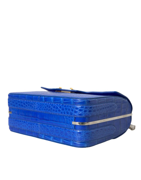 Blue Exotic Leather Neo Classic Small Shoulder Bag Balenciaga