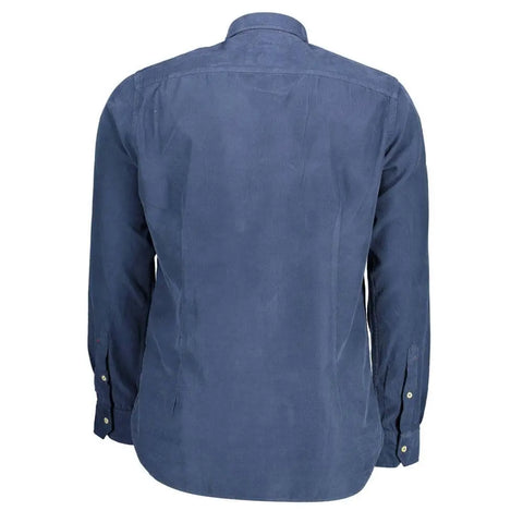 Blue Cotton Men Shirt U.S. POLO ASSN.