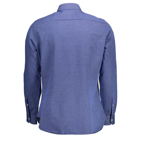 Blue Cotton Men Shirt U.S. POLO ASSN.