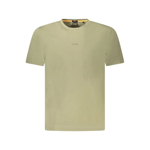 Green Cotton Men TShirt Hugo Boss