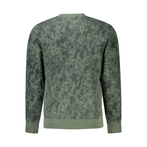 Green Cotton Men Sweater Hugo Boss