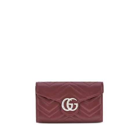 GG Marmont Wallet with Chain Gucci