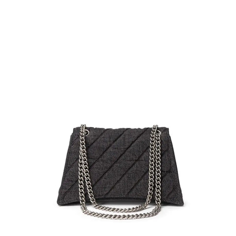 Black Fabric And Leather Shoulder Bag Balenciaga