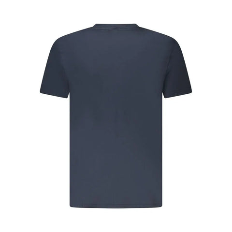 Blue Cotton Men T-Shirt Hugo Boss