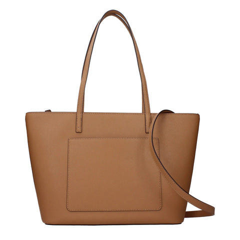 Brown Leather Shoulder Bags Tory Burch
