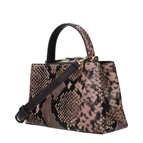 Pink Leather Handbags Tory Burch