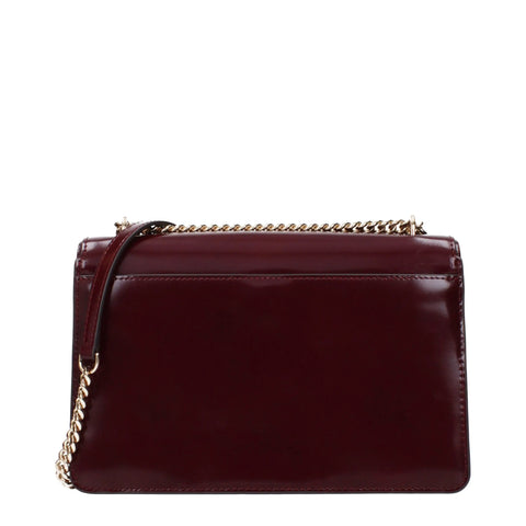 Red Leather Crossbody Bags Tory Burch