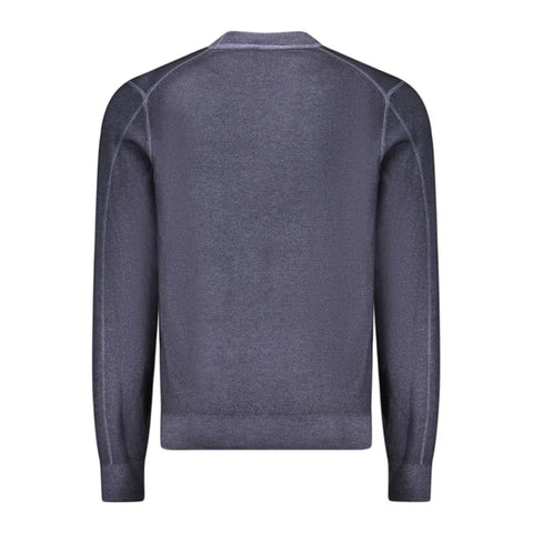 Blue Wool Sweater Hugo Boss