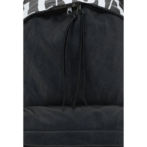 Crinkle Effect Backpack Balenciaga